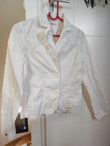 Veste blanche Pimkie