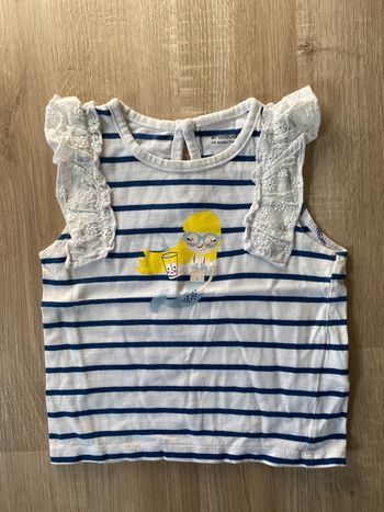 Tee shirt manches courtes 12 mois