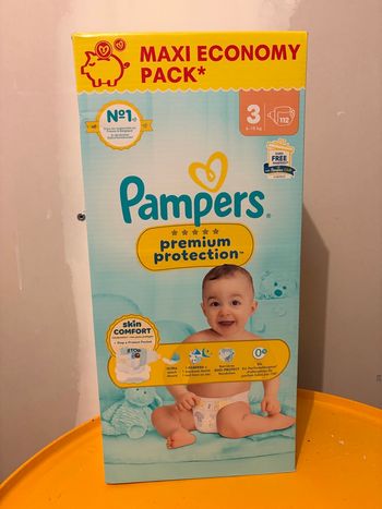 Couches Pampers prenium protection 