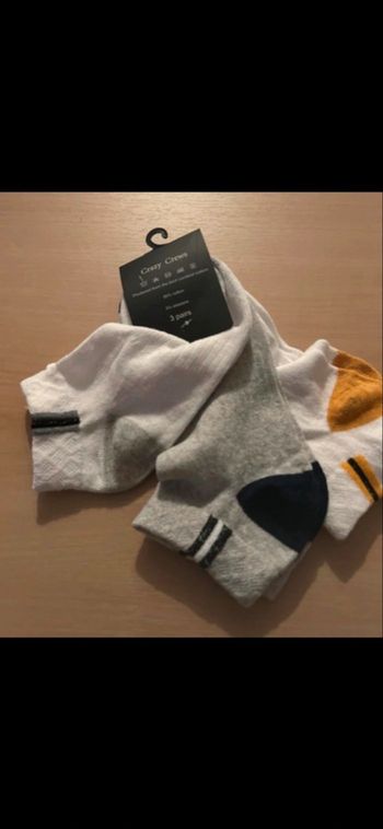 Lot de 3 paires de soquette neuve 