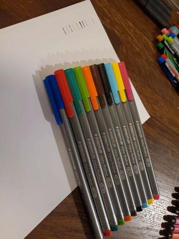 Lot de 10 feutres fineliner