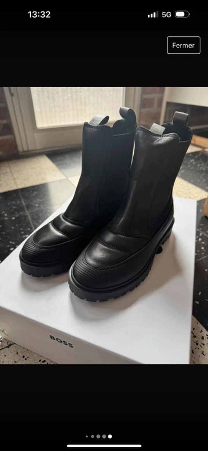 Bottine en cuir Hugo boss - photo numéro 10