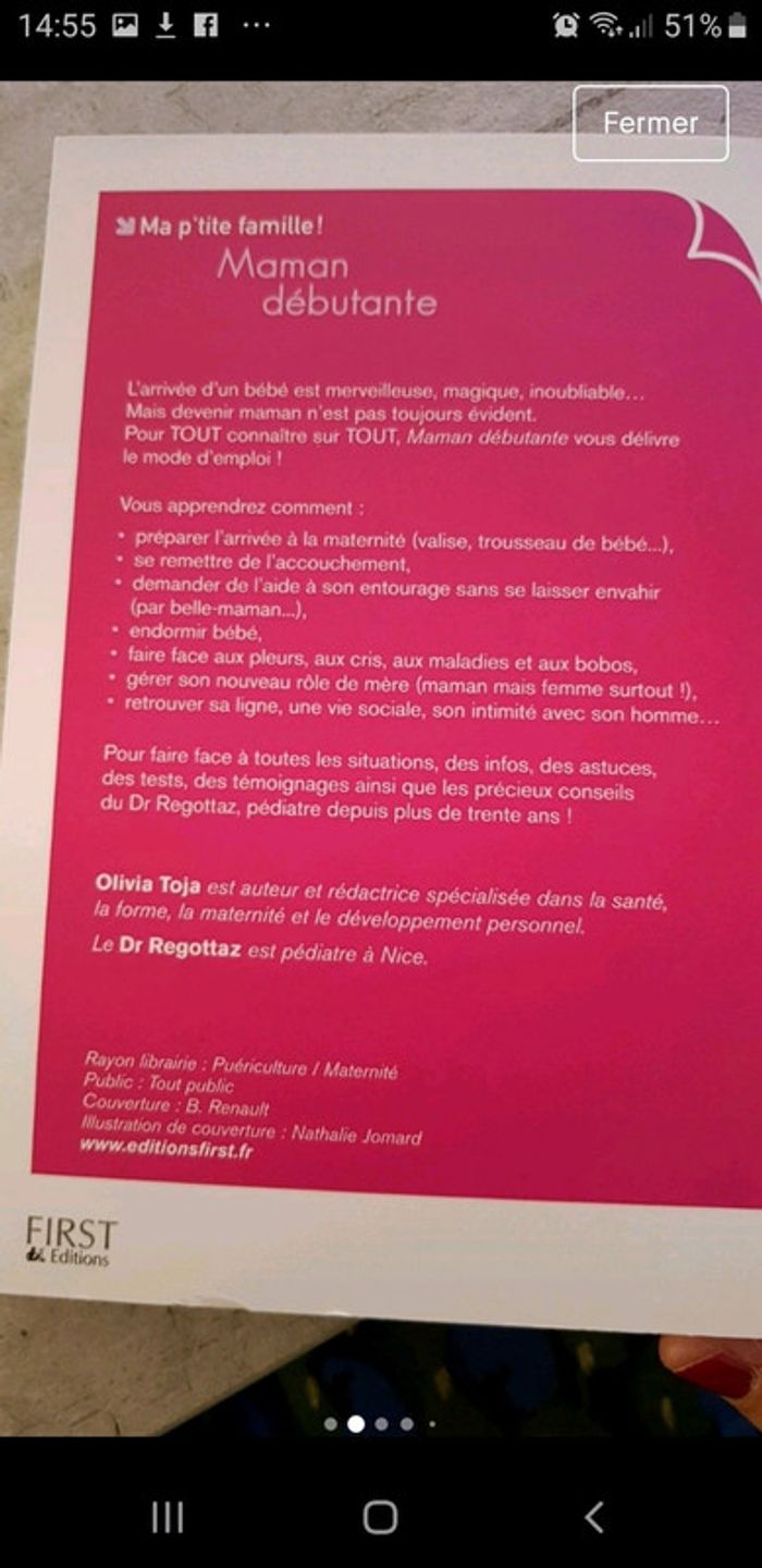 Livre Maman Débutante TBE - photo numéro 2