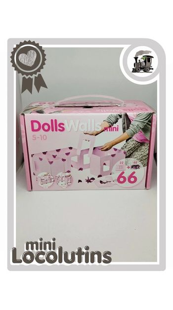 🚂 murs de maison de poupée