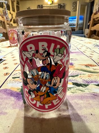 Gobelet verre Mickey et compagnie 500ml
