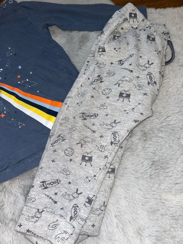 Ensemble bleu et gris - 24 mois - Mots D’enfants - photo numéro 2