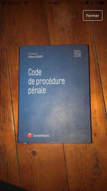 Code de procédure pénale 2018