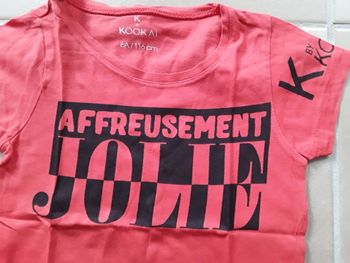 T-shirt rouge 6 ans KOOKAI