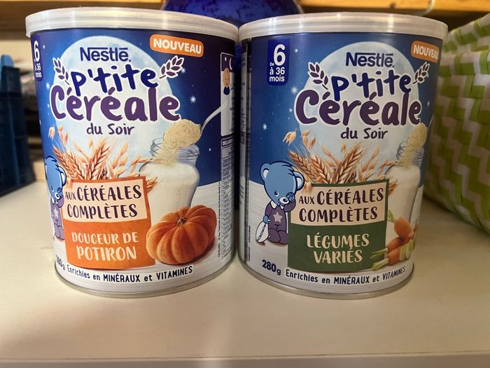 Lot céréales pour bébé aux légumes - photo numéro 1