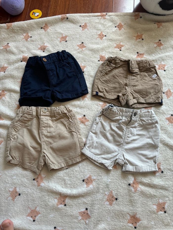 Lot de 4 shorts 6 mois