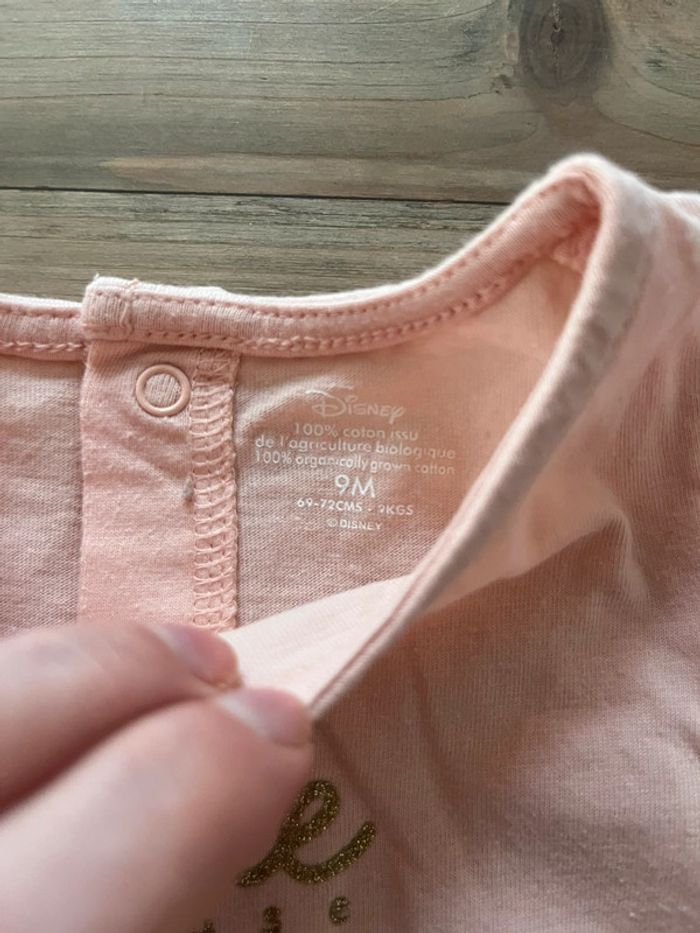 T shirt Minnie rose 9 mois - photo numéro 2