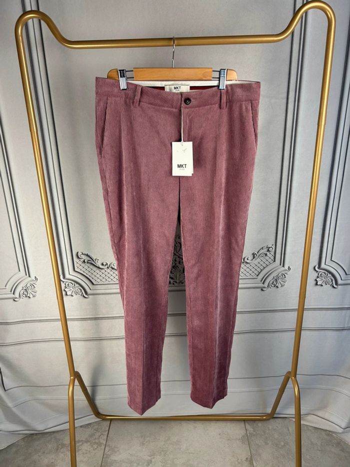 Pantalon velours violet MKT studio 42 neuf
