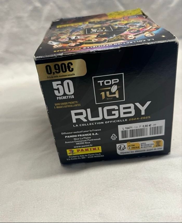 Boite panini rugby 2025 neuve scellée - photo numéro 5