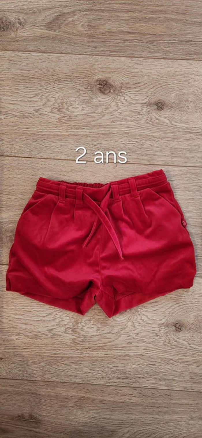 Short velours 2 ans