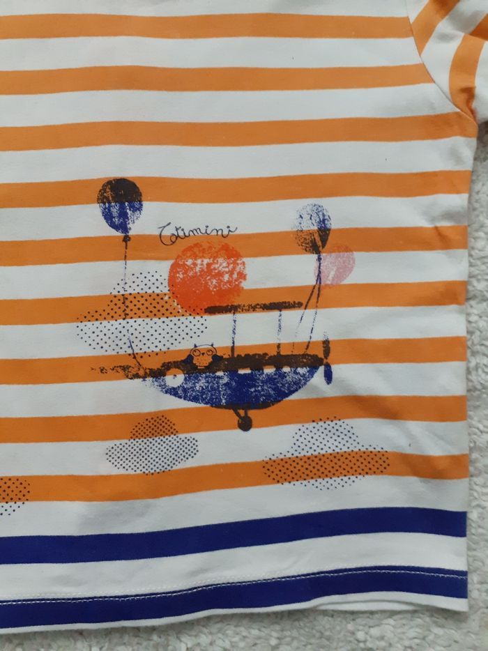 T shirt rayé 18 mois Catimini - photo numéro 2