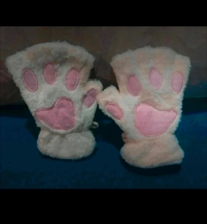 Gants mitaines pattes de chat chien ours - photo numéro 3