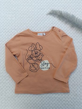 🔸T-shirt Manches Longues Minnie – Disney Baby 24 Mois 🔸