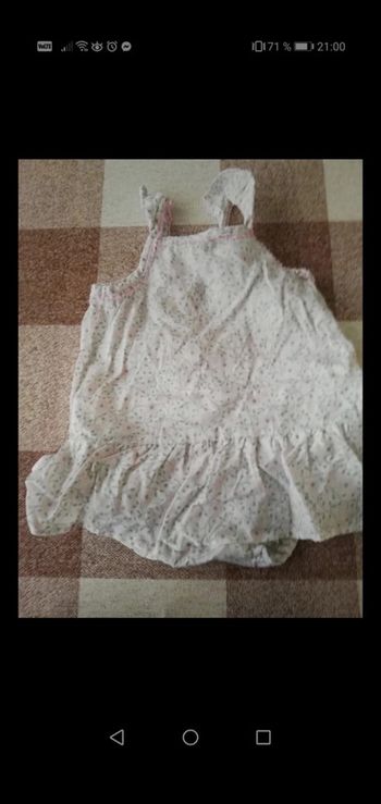 Grenouillère à bretelles la redoute 12 mois