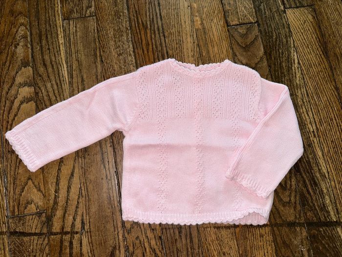 Pull maille neck & neck 6 mois  Boutonné au dos
