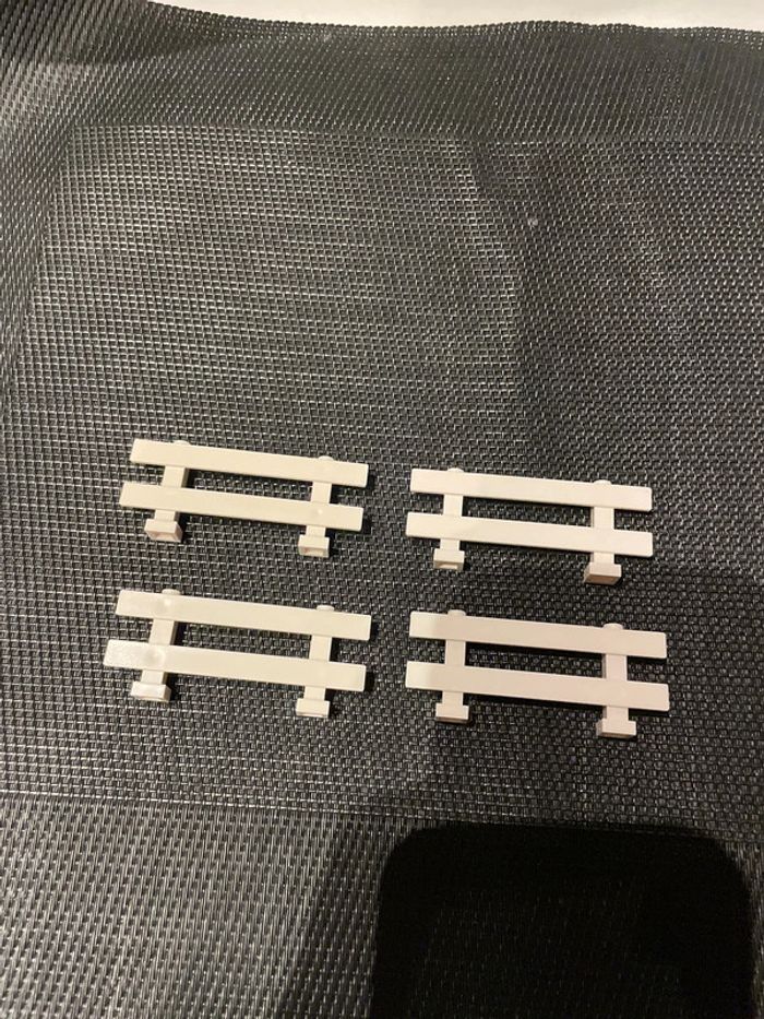 Lego lot barrières clôtures blanches officiel pièces détachées caserne ferme ranch city
