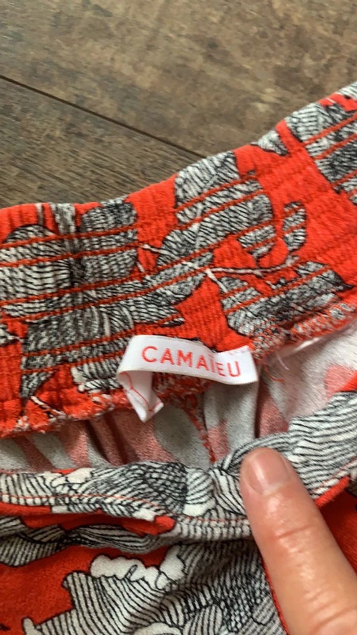 Short fluide orangé - photo numéro 2