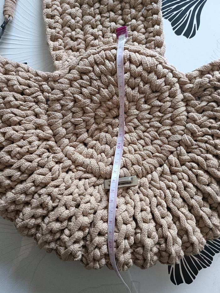 🌸 Sublime sac au crochet - Piece unique -beige naturel 🌸 - photo numéro 8