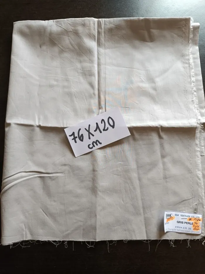 Tissu gris BSK TEXTILES - photo numéro 2