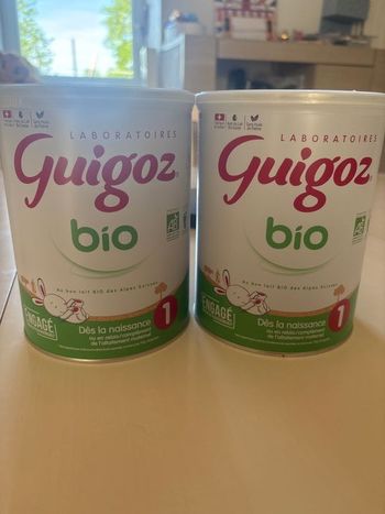 Lait bébé Guigoz BIO 1 