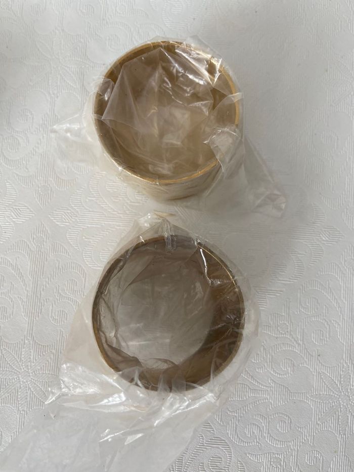 Lot de 3 Ronds de Serviette en Laiton - photo numéro 3