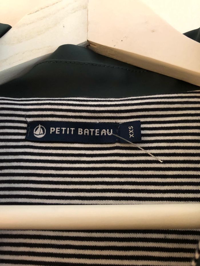 Ciré NEUF Petit bateau vert foncé  XXS - photo numéro 3