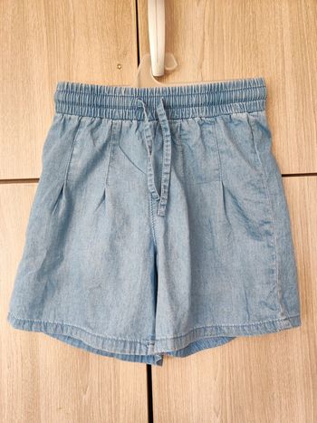 Bermuda jean bleu clair 8 ans John Baner