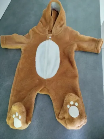 Combinaison nounours 1 mois Gémo