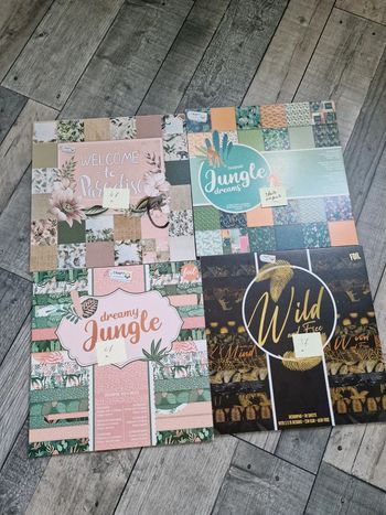 Lot blocs scrapbooking