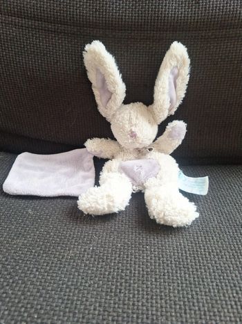 Doudou mouchoir lapin baby nat