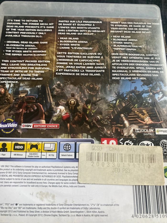 dead island game of the year edition ps3 - photo numéro 3