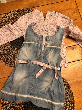 Ensemble robe + blouse 