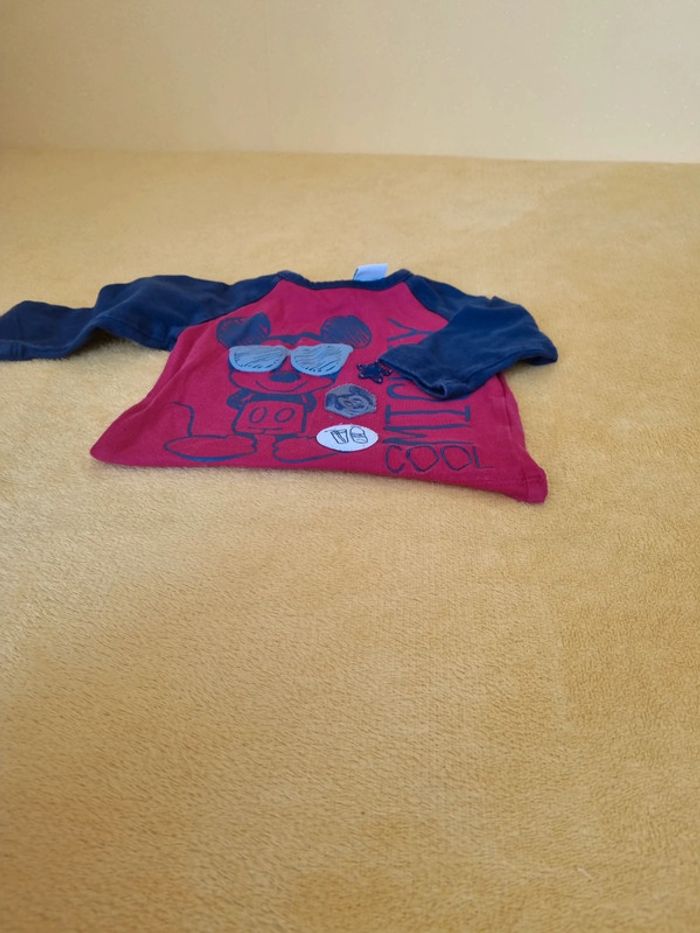Maillot longues manches mickey