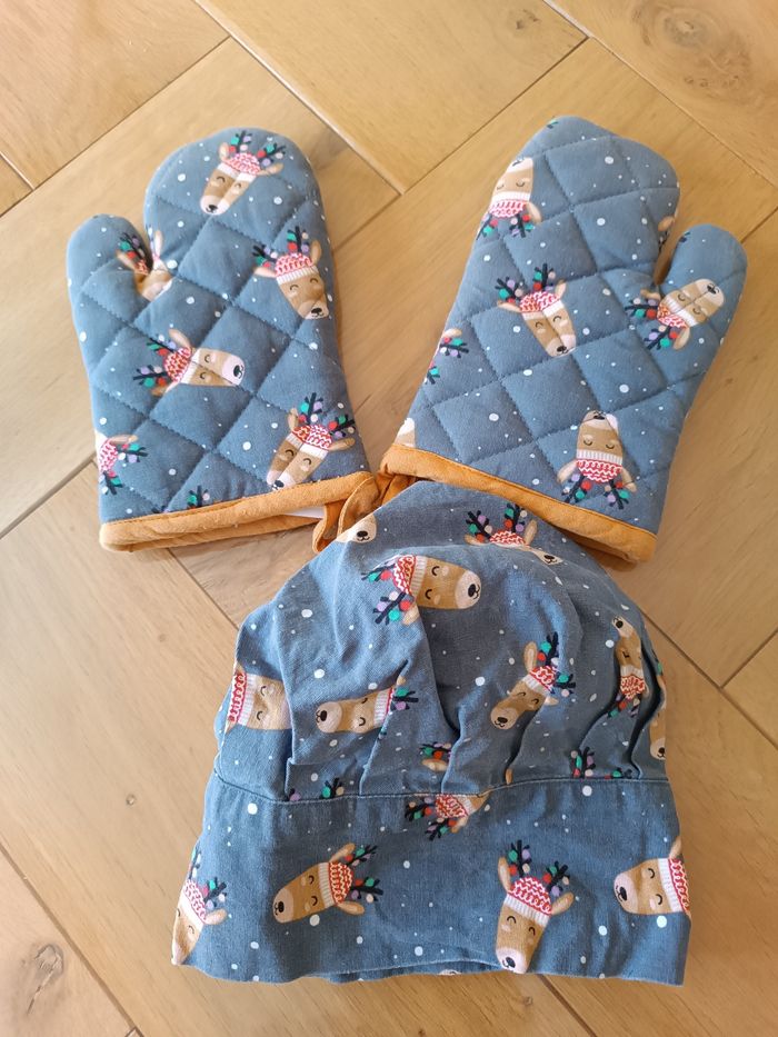 Tablier toque et gant - photo numéro 3