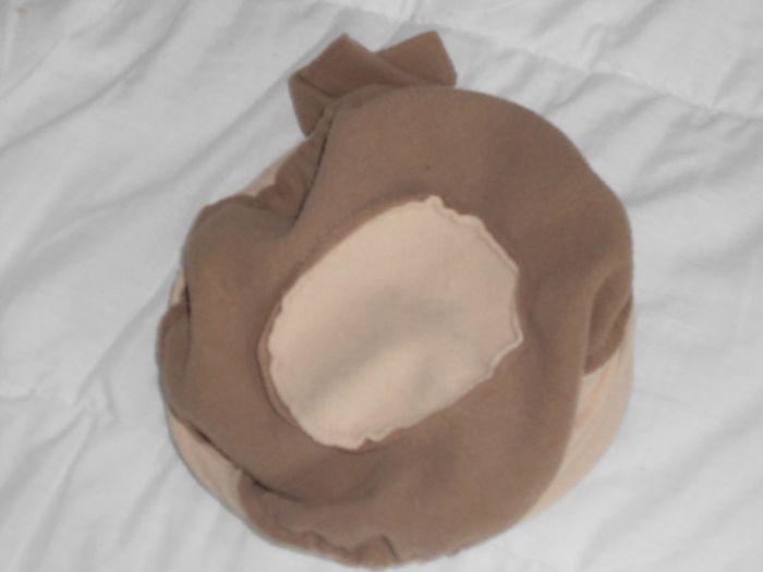 Chapeau beige et marron - photo numéro 3
