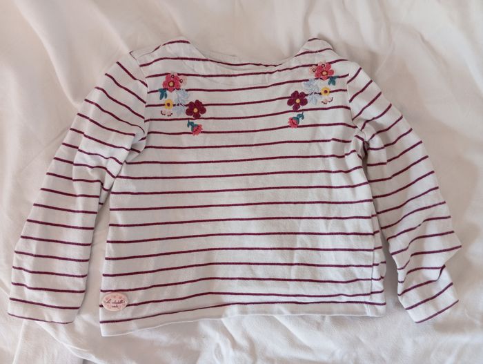 T-shirt manches longues fille sergent major 3 ans