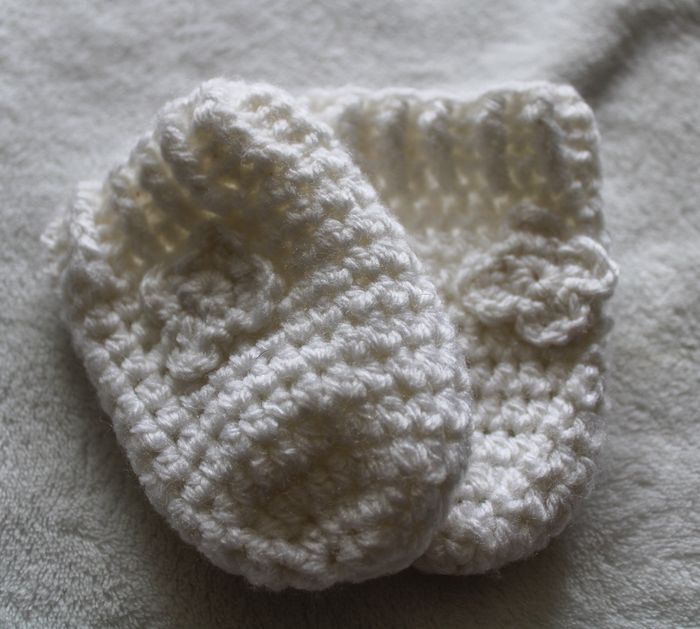 Moufles à fleur - photo numéro 7