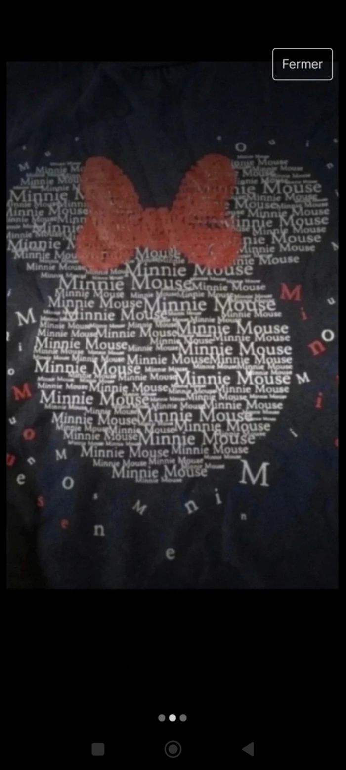 Pull marine manches longues doublé polaire Disney Minnie taille 40 neuf 8€ - photo numéro 2