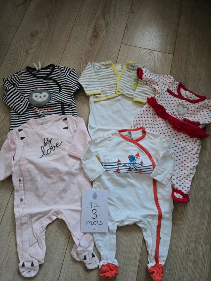 Lot pyjamas coton