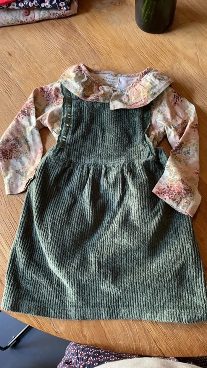Blouse Frangin Frangine col Claudine 3 ans - photo numéro 4