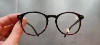 Montures lunettes enfant Écaillé marron rouge