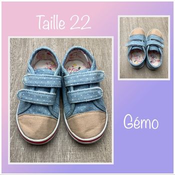 Baskets été en toile - taille 22