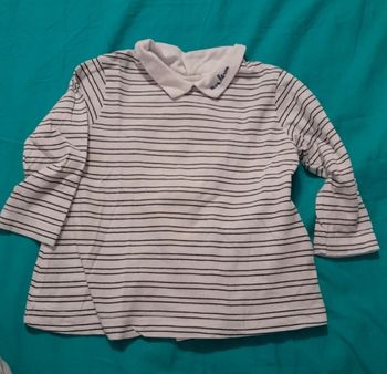 Tee-shirt rayures 12 mois