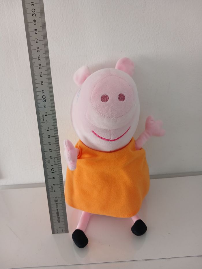 Lot 3 Peluches Peppa Pig - Ty & Officiel - photo numéro 4