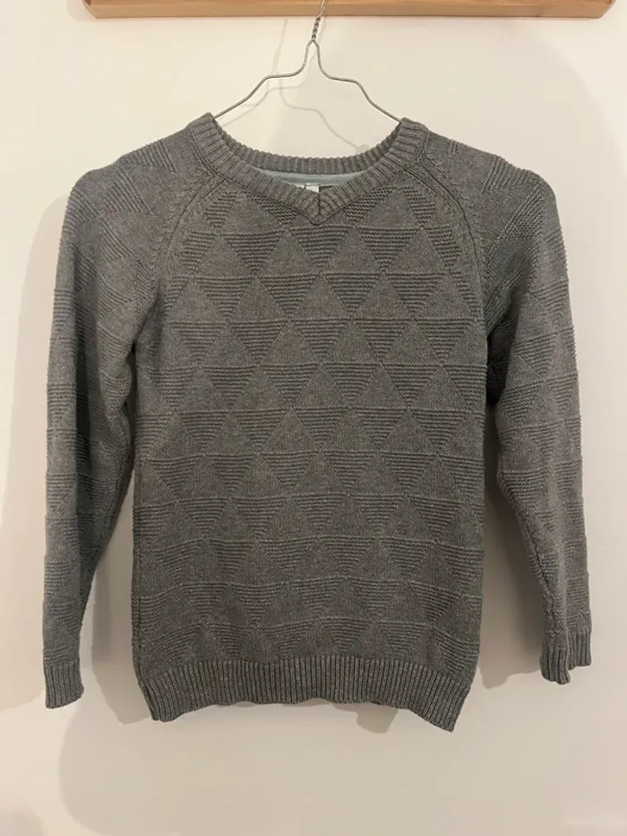 Pull col V - Z - garçon - 6ans