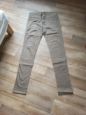 Jeans marron femme
